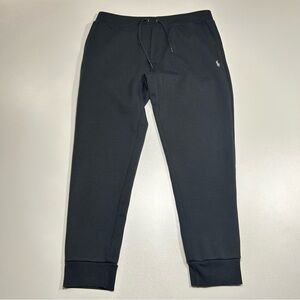 Polo Ralph Lauren Double-Knit Jogger Pants Black Signature Pony Men’s Large